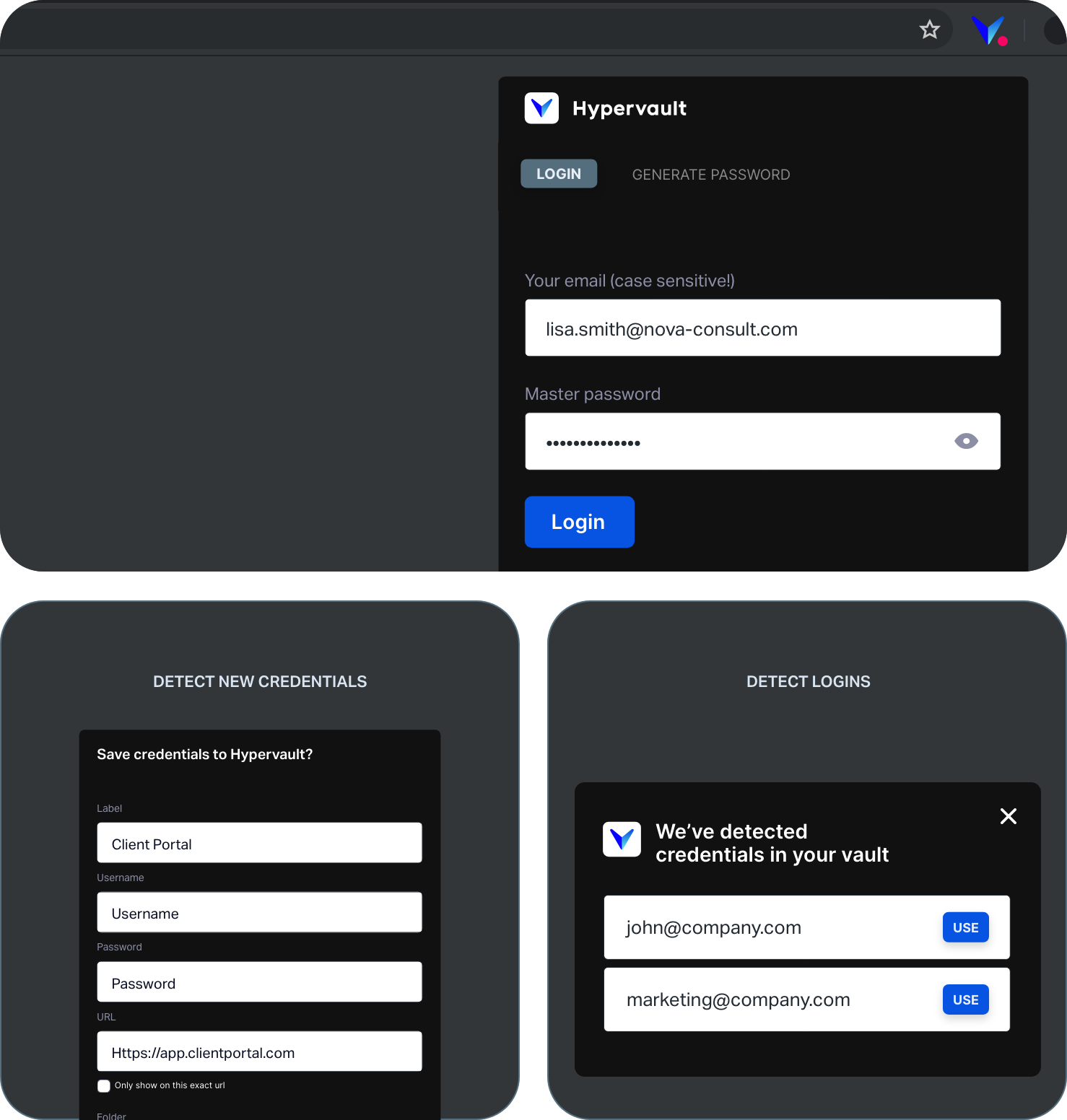 Hypervault Browser Extension